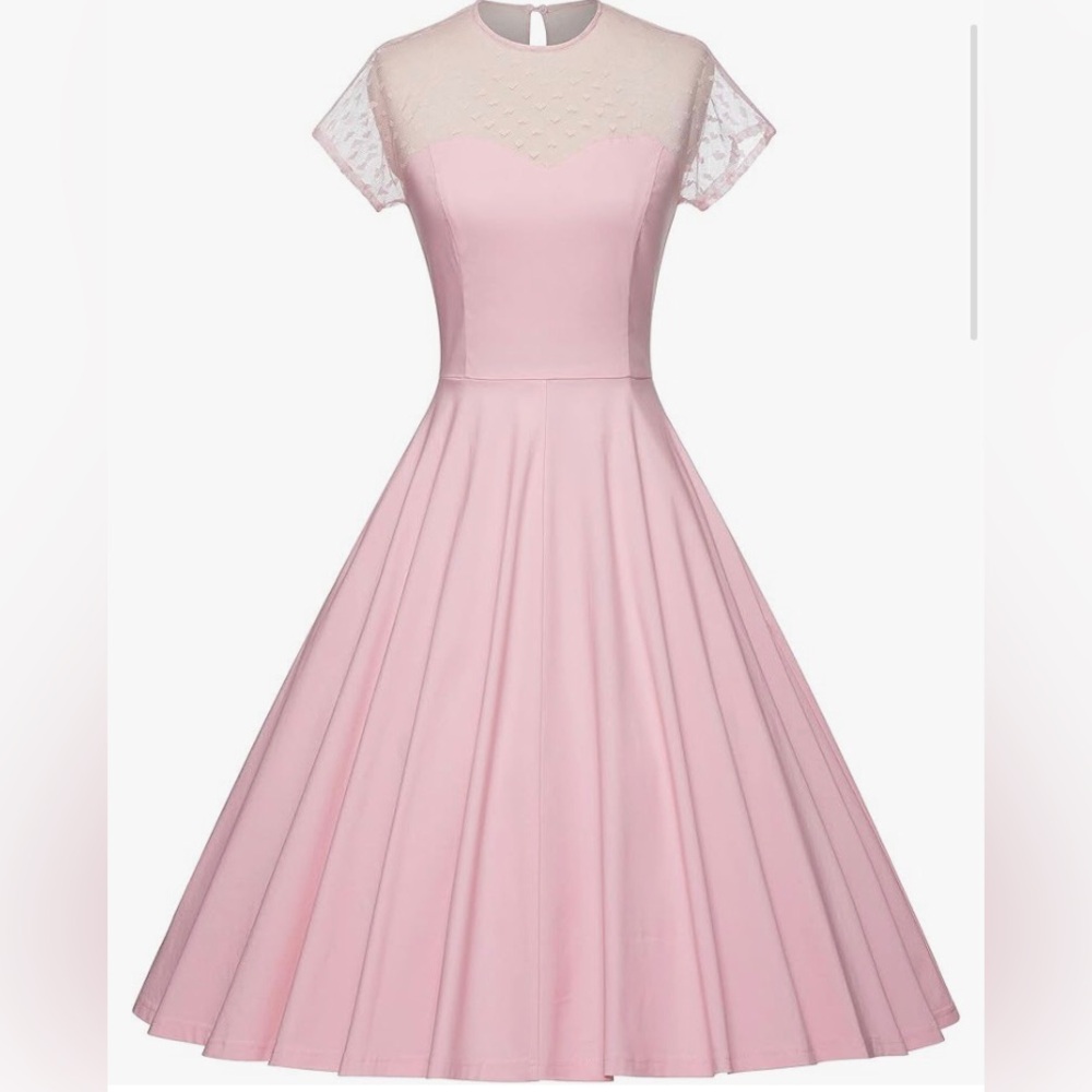 Pink Princess 50s dress